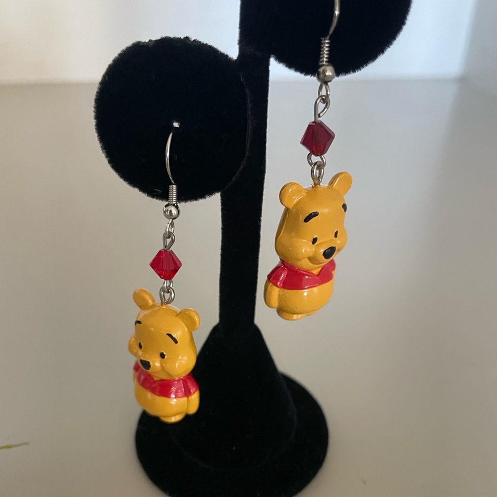 *Handmade* Pooh Bear Earrings